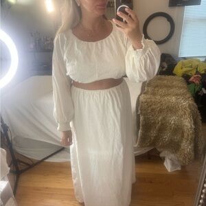Vici Cream Maxi Dress